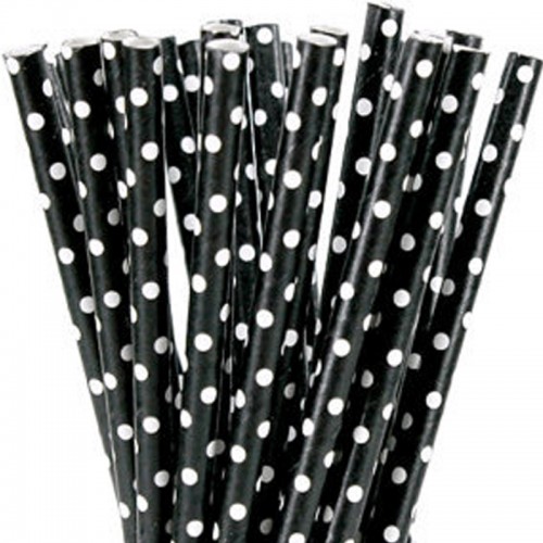 Palhinhas Preto Bolinhas 